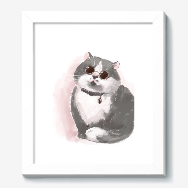 Картина «Кот в очках»