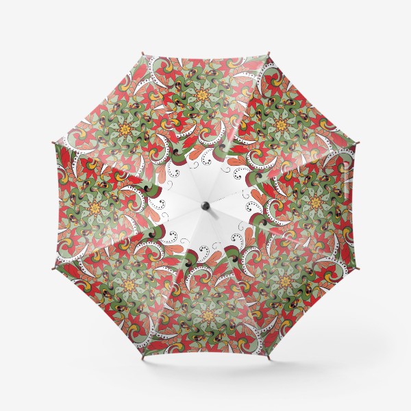Зонт «Цветок фантазия мандала »
