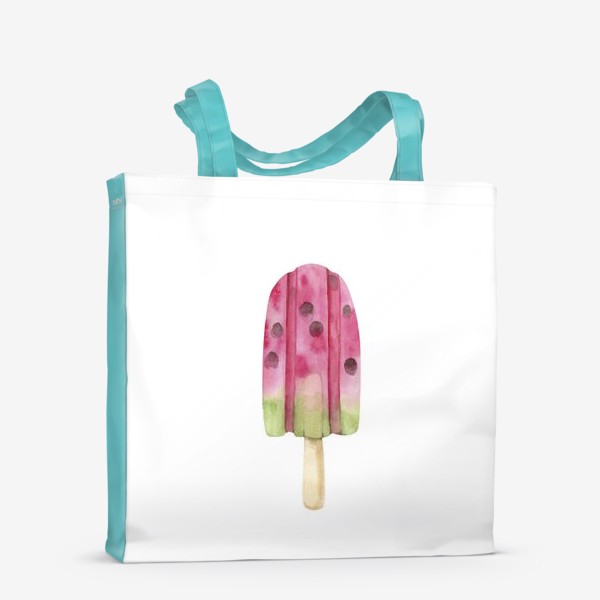 Сумка-шоппер «арбузное мороженое на палочке »