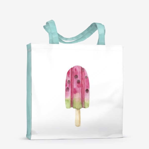 Сумка-шоппер «арбузное мороженое на палочке »