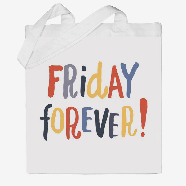 Сумка хб «Friday forever»