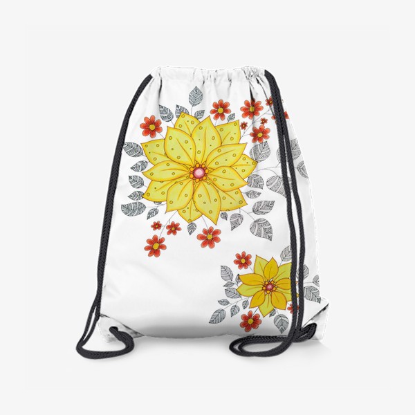 Рюкзак «Цветочный принт»