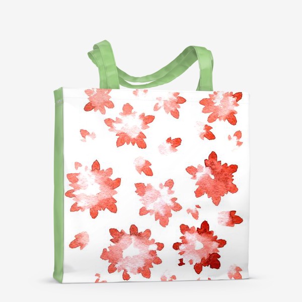 Сумка-шоппер «Абстракция акварельные цветы»