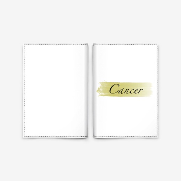 Обложка для паспорта «Рак/ Cancer»