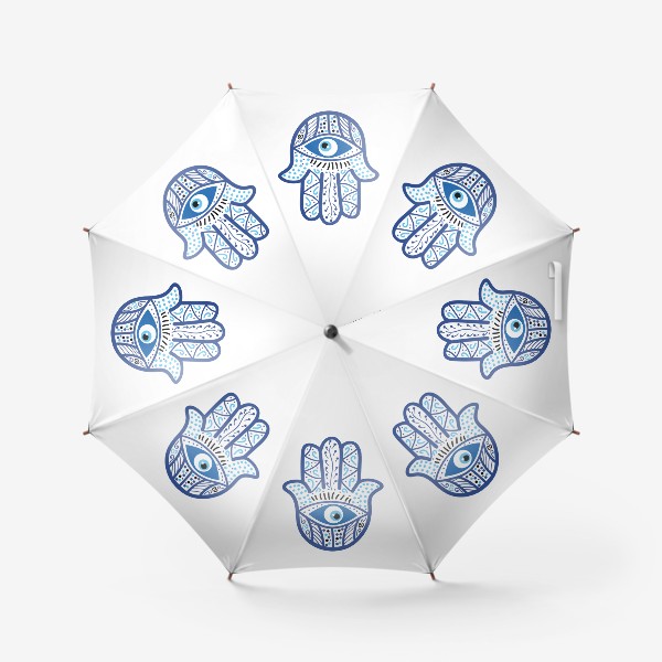 Зонт «Хамса, рука Фатимы, защитный амулет»