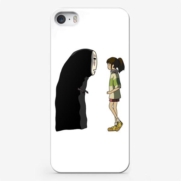 Чехол iPhone «Унесенные призраками, Каонаси и Тихиро»