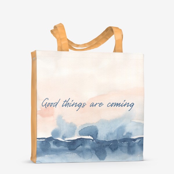Сумка-шоппер «Good things are coming»
