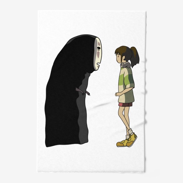 Полотенце «Унесенные призраками, Каонаси и Тихиро»