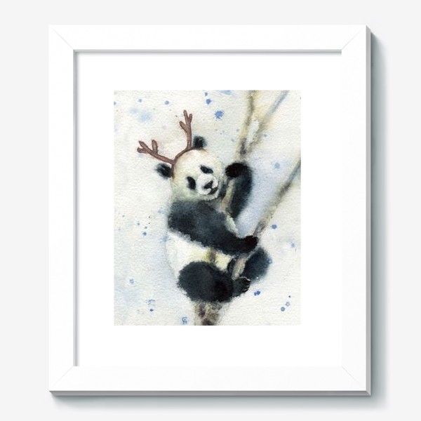 Картина «Новогодняя панда»