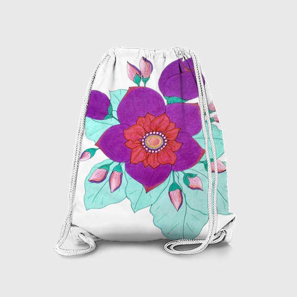 Рюкзак «Фиолетовый цветок»