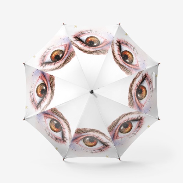 Зонт «Глаза и Надпись »