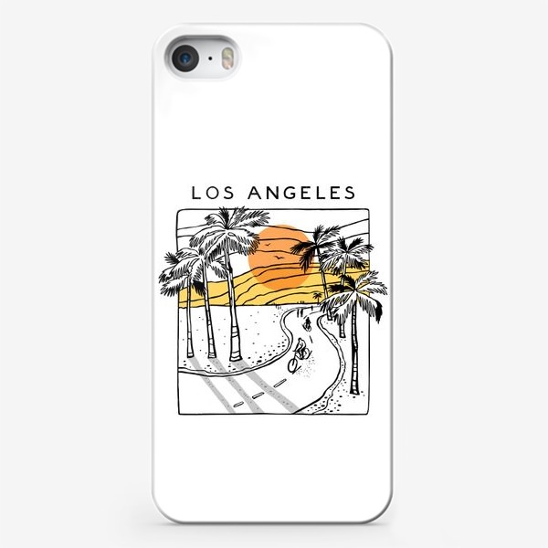 Чехол iPhone «Лос-Анджелес. Los Angeles. Пляж»