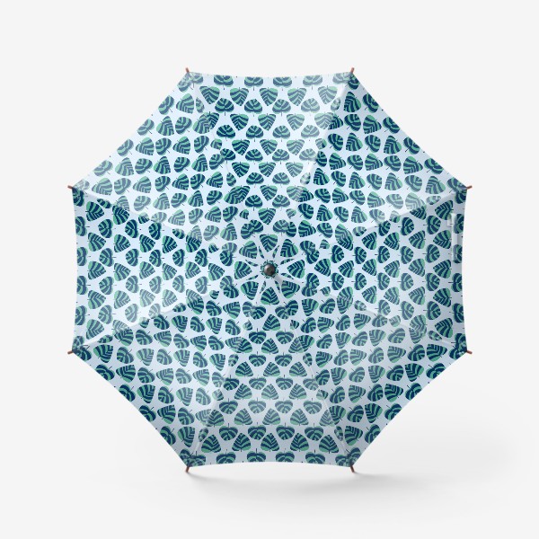Зонт «Свежий растительный паттерн»