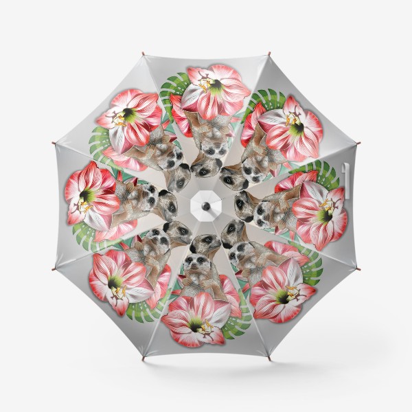 Зонт «Влюбленные сурикаты»