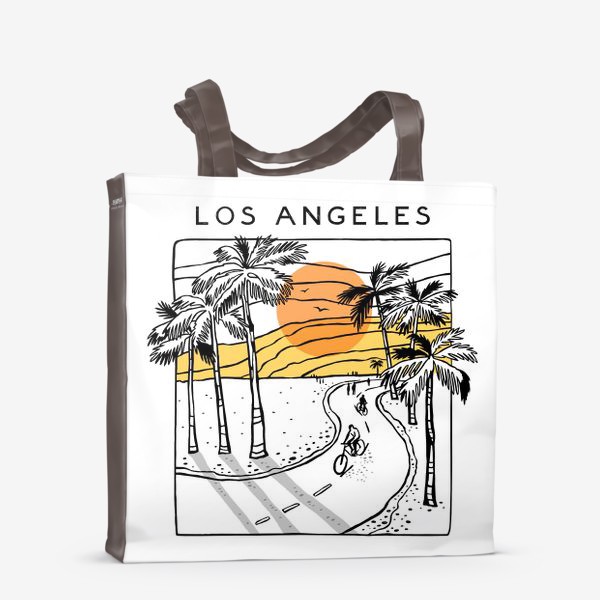 Сумка-шоппер «Лос-Анджелес. Los Angeles. Пляж»