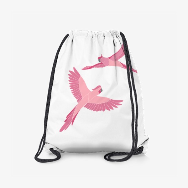 Рюкзак «Два розовых попугая»