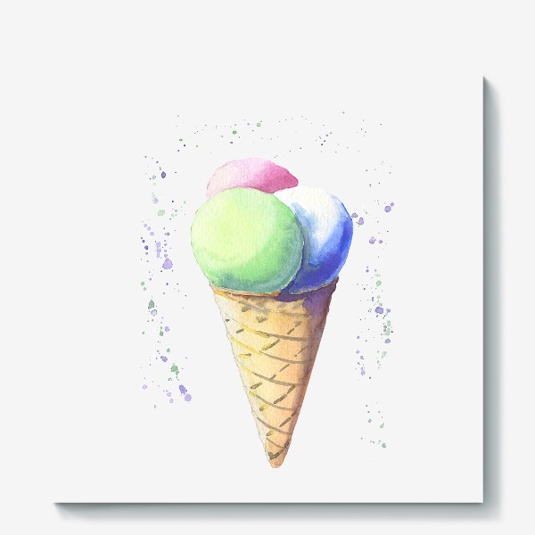 Холст «Мороженое»