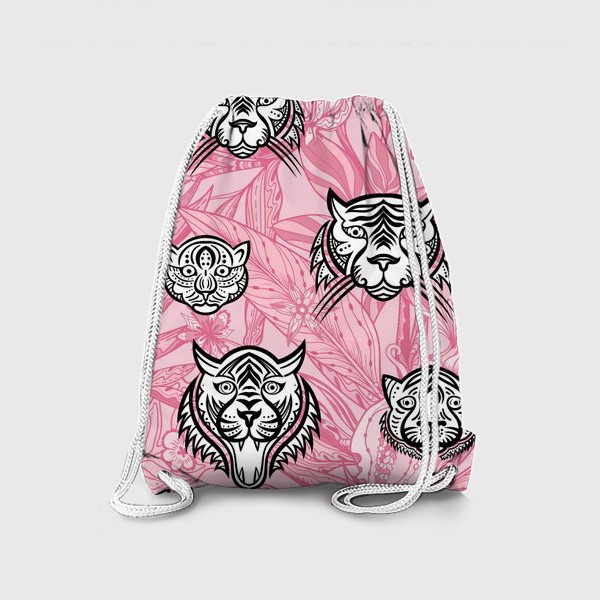 Рюкзак «Тигры на розовом»