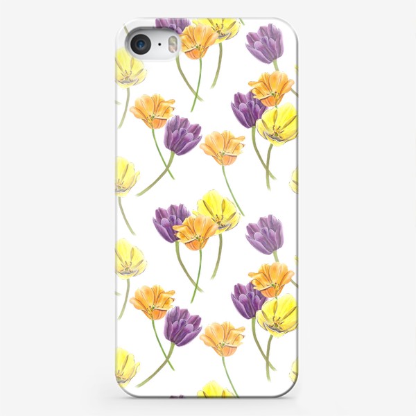 Чехол iPhone «Тюльпаны »