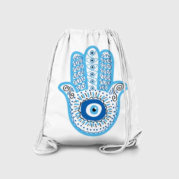 Рюкзак «Рука Фатимы, защитный турецкий символ глаз»