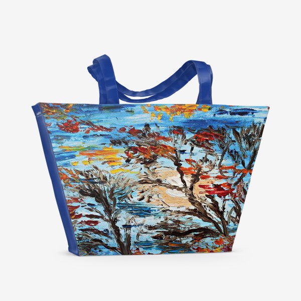 Пляжная сумка «Осеннее отражение»