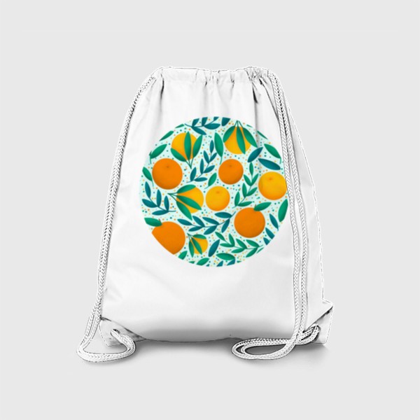 Рюкзак «Апельсины паттерн»