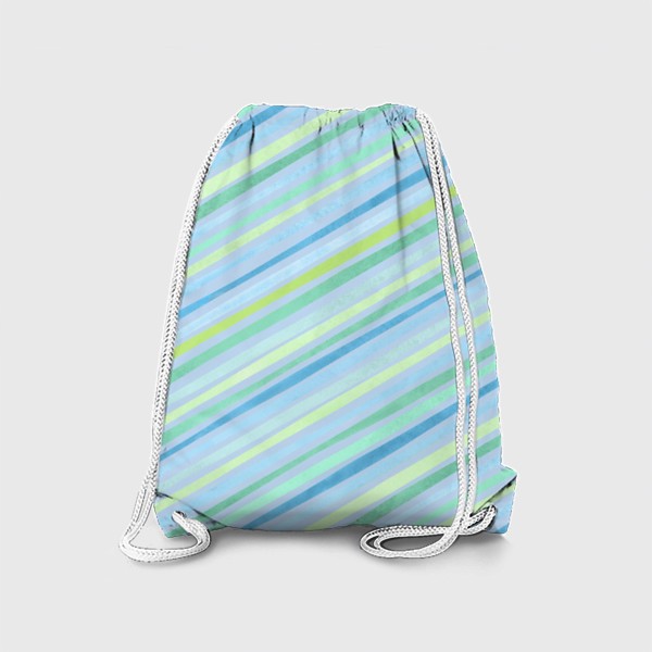 Рюкзак «Сине-зеленые полоски»