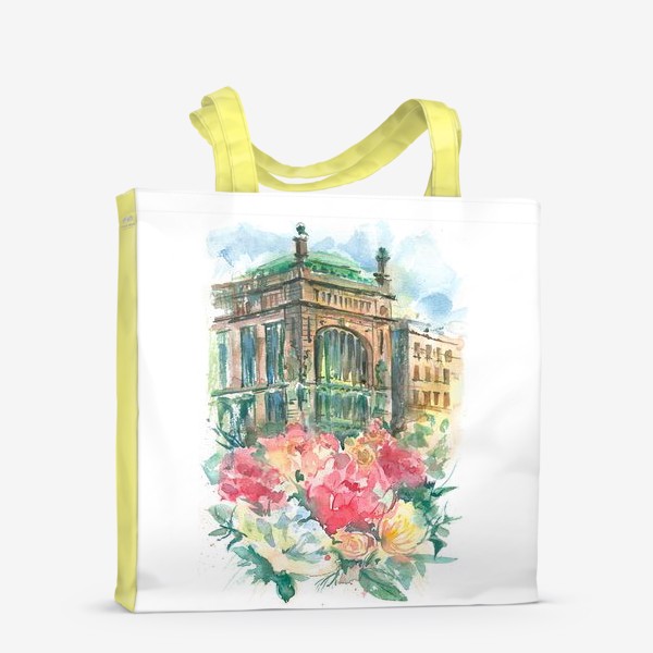 Сумка-шоппер «Лето в Питере! Елисеевский и цветы»