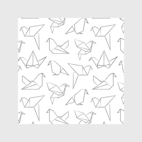Скатерть «Оригами птицы»