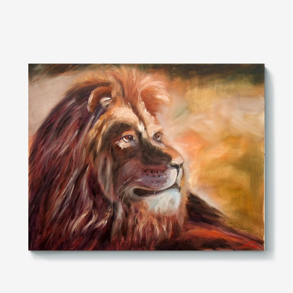 Холст «Волшебный лев»