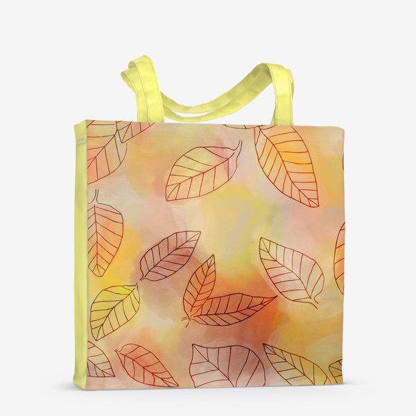 Сумка-шоппер &laquo;Осень. Абстракция с листьями&raquo;