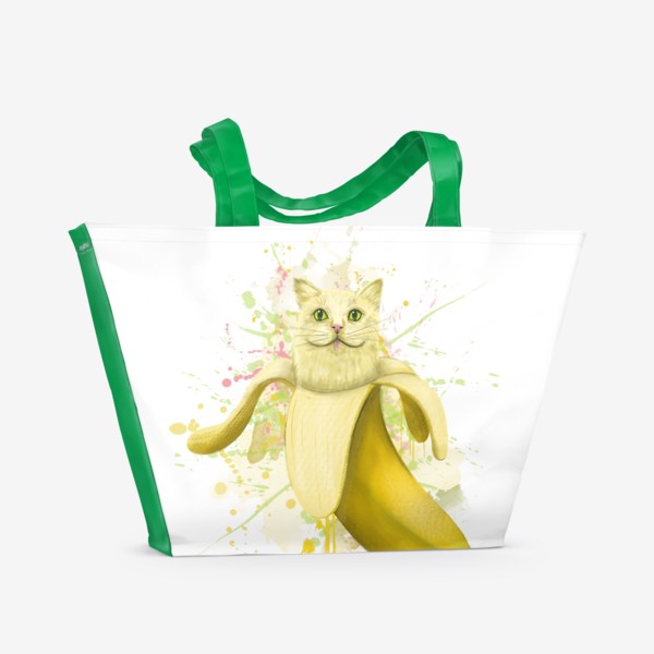 Пляжная сумка «Кот Банан»