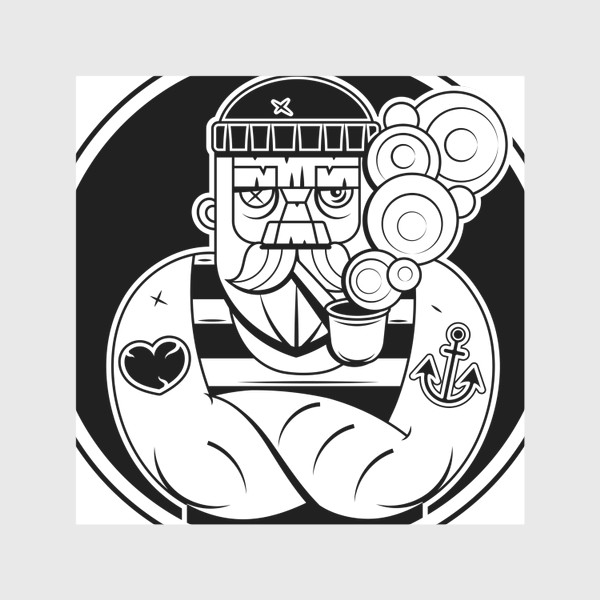 Скатерть «Моряк логотип»