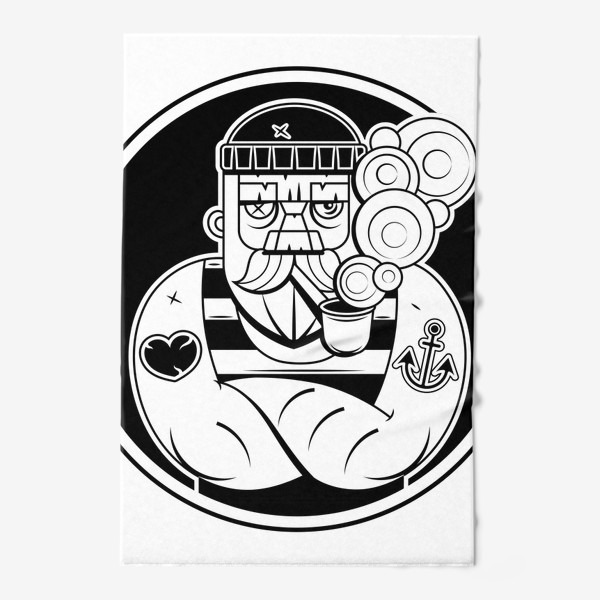 Полотенце «Моряк логотип»