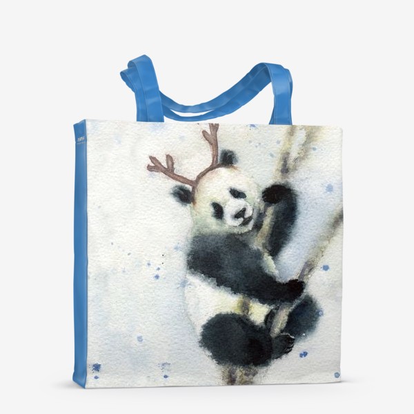 Сумка-шоппер «Новогодняя панда»