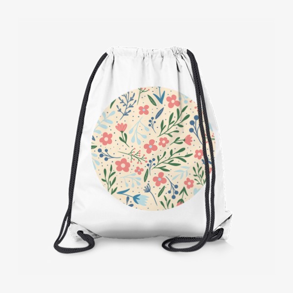 Рюкзак «Цветочный паттерн принт лето»