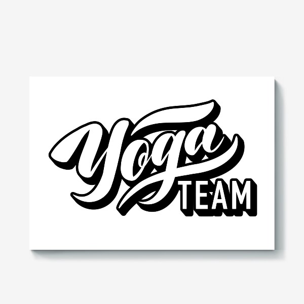 Холст «Yoga team»