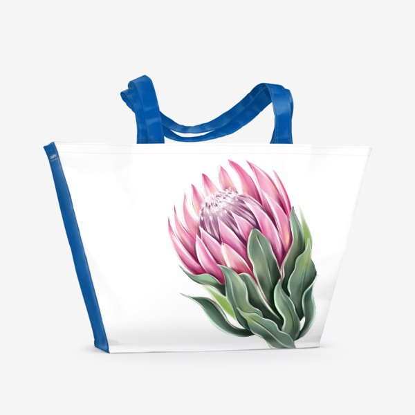Пляжная сумка «Tropical flowers »