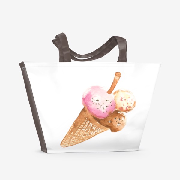 Пляжная сумка &laquo;Мороженое&raquo;