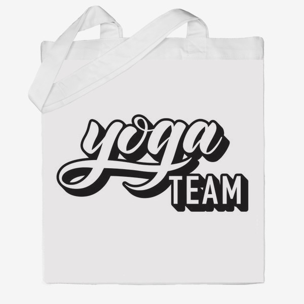 Сумка хб «yoga team»