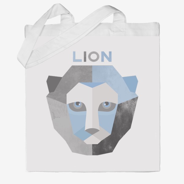 Сумка хб «Знак зодиака Лев. Lion №2»
