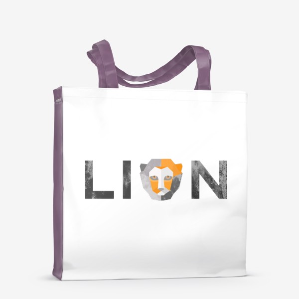 Сумка-шоппер «Знак зодиака Лев. Lion. Подарок льву»
