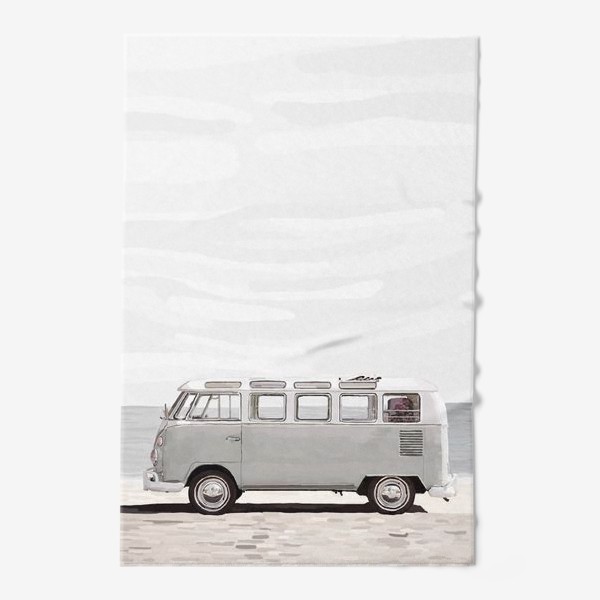 Полотенце «Машина на пляже»