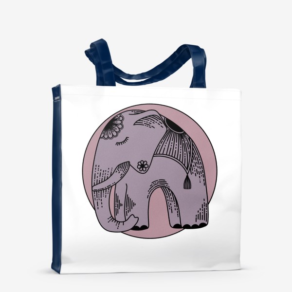 Сумка-шоппер «Розовый слон»