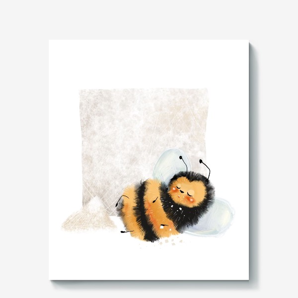 Холст «Пчелка Жужжик спит сладко»