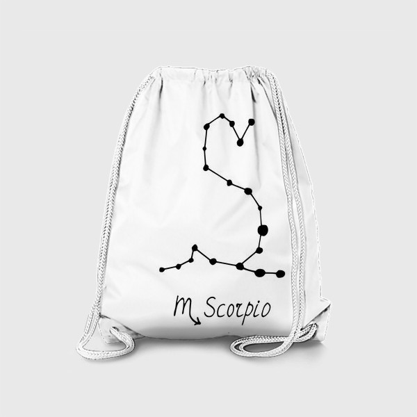 Рюкзак «скорпион. созвездие. знак зодиака. подарок скорпиону»