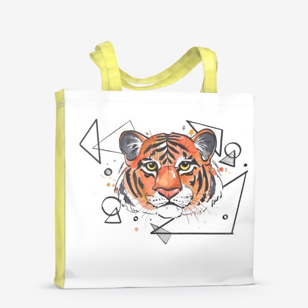 Сумка-шоппер «тигр графика»