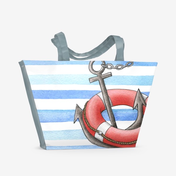 Пляжная сумка «Морская тема»