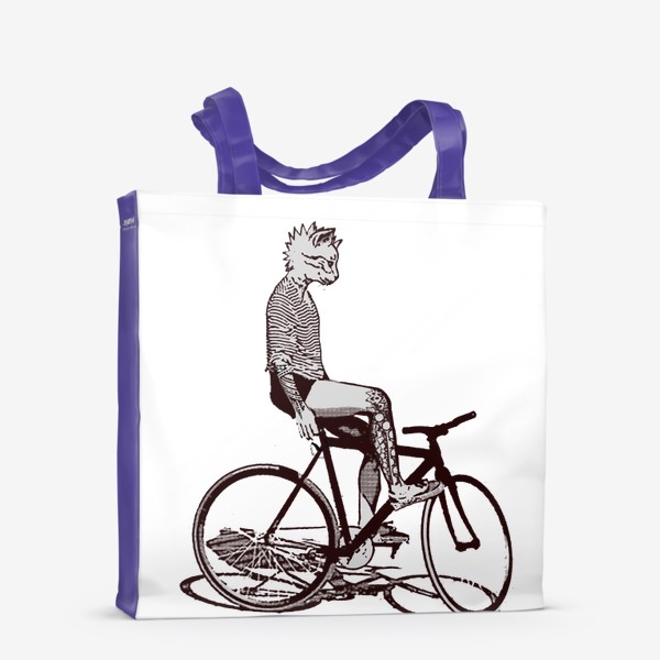 Сумка-шоппер «Underground Cat Biker»