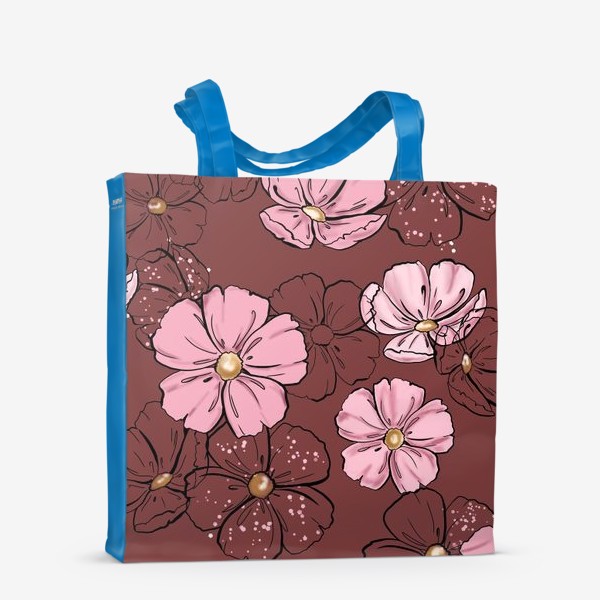 Сумка-шоппер «цветы»